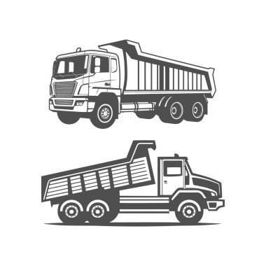 kamyon vektör seti.
