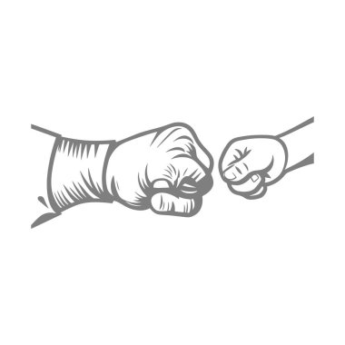 Baba ve Çocuk El Başparmak Çizimi