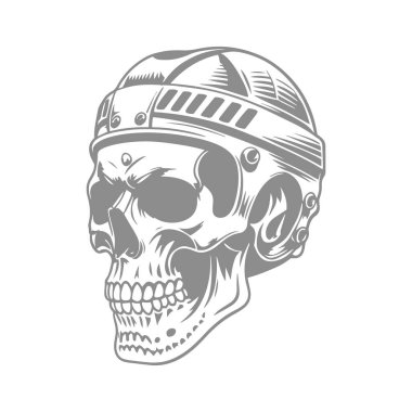 kafatası kafatası vektör çizimi