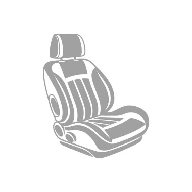 Koltuk vektör logosu çizim şablonu