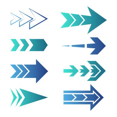 Üç Taraflı Sağ Yönlü Ok Şekil Vektörü ResmiComment