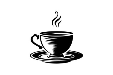 Basit ve temiz bir kahve fincanı.