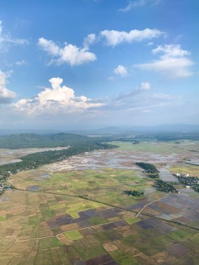 Yukarıdan uçma görünümü.