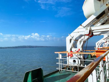 Yolcu gemisinin platform güvertesi