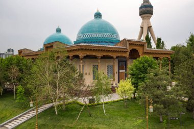 TASHKENT, UZBEKISTAN - 18 Nisan 2022: Taşkent, Özbekistan 'daki Siyasi Baskı ve Televizyon Mağdurları Müzesi