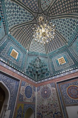 Shah-i-Zinda 'daki mozolenin içi (anlamı 