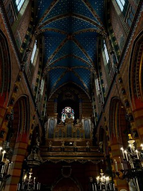 Kutsal Bakire Meryem 'in Varsayımı Gotik Kilisesi, Krakow, Polonya 