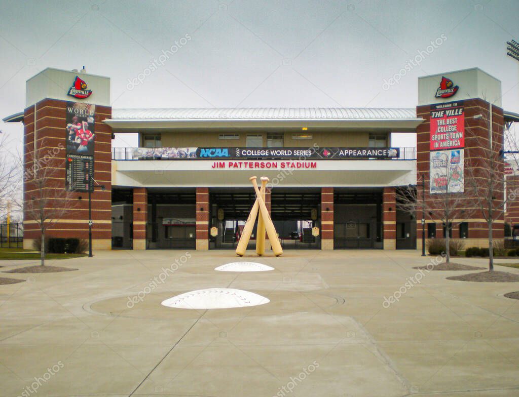 Jim Patterson baseball stadium on the campus of the University of Louisville in Kentucky