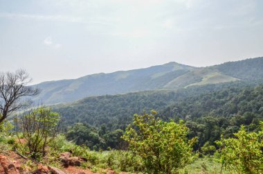 Karnataka, Hindistan 'daki Kuduremukh sıradağları