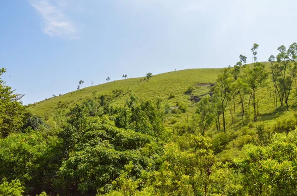 Gipfel Des Kuduremukh Gebirges Karnataka Indien — Stockfoto