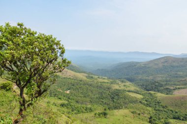 Karnataka, Hindistan 'daki Kuduremukh sıradağları