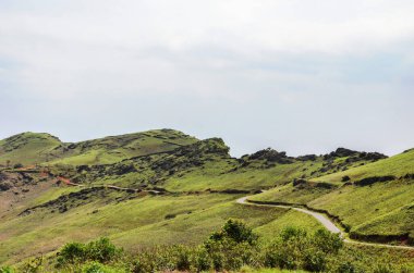 Chickmagalur, Hindistan yakınlarındaki Mullayanagiri sıradağları