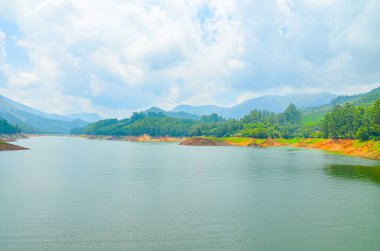 Hindistan 'ın Kerala kentindeki Munnar tepelerinde bir nehir.