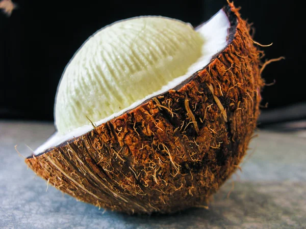 Heerlijke Witte Kokosnoot Spruit — Stockfoto