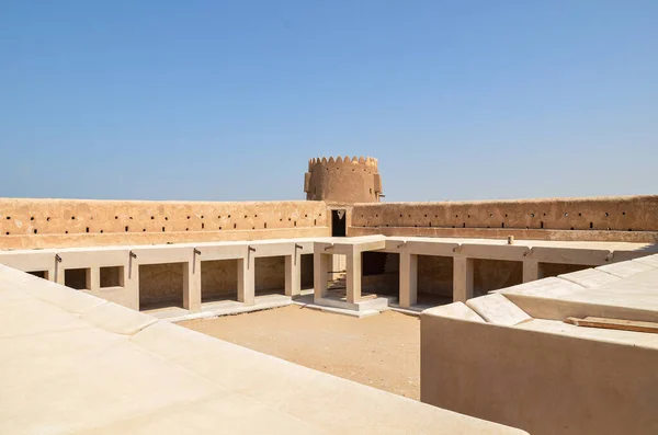 Vista Interna Della Storica Fortezza Zubarah Qatar — Foto Stock