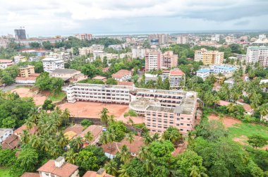 Temiz Yeşil Mangalore şehri, Hindistan