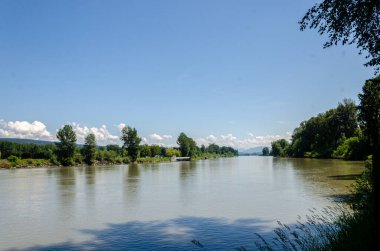 Fraser Nehri Langley Fort, Kanada, BC