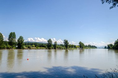 Fraser Nehri Langley Fort, Kanada, BC