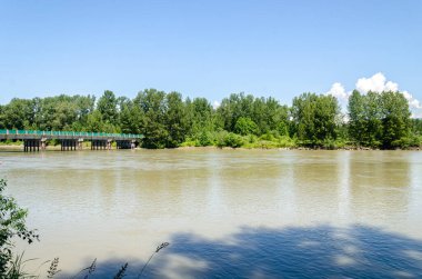 Fraser Nehri Langley Fort, Kanada, BC