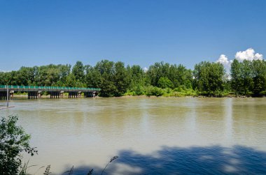Fraser Nehri Langley Fort, Kanada, BC