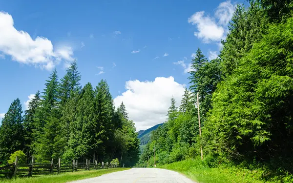 stock image Spectacular view of Fraser Valley countryside around Mission, British Columbia, Canada