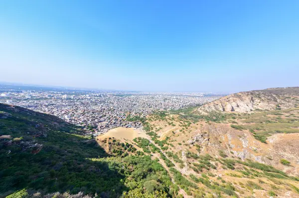 stock image View of Jaipur City from the Nahargarh fort in Rajasthan, India