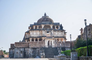 A section of the Kumbalgarh Fort in Udaipur, Rajasthan, India clipart