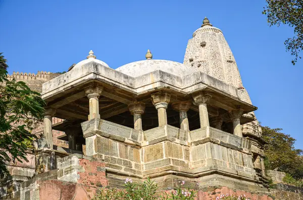 stock image A section of the Kumbalgarh Fort in Udaipur, Rajasthan, India