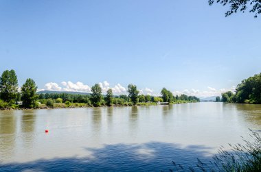 Fraser Nehri Langley Fort, Kanada, BC