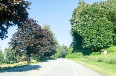 Chilliwack, British Columbia, Kanada çevresindeki Fraser Vadisi 'nin muhteşem manzarası