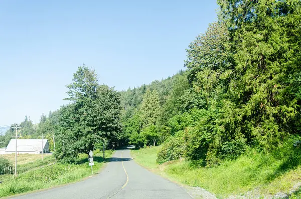 Chilliwack, British Columbia, Kanada çevresindeki Fraser Vadisi 'nin muhteşem manzarası