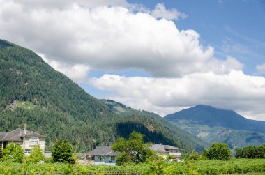 Fraser Vadisi 'nin Mission, British Columbia, Kanada çevresindeki muhteşem manzarası.