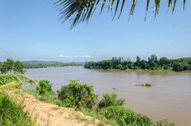 Mangalore, Hindistan 'daki Thumbe' deki Netravati Nehri..