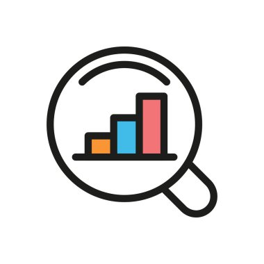 Data analytics automated analytics algorithms Business Growth clipart svg vector 