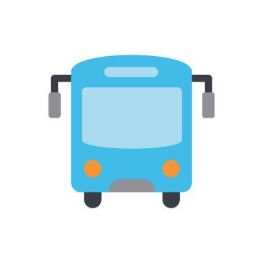 A bus is a large, motorized vehicle designed to transport passengers, typically on scheduled routes. It can carry a significant number of people, providing an efficient, cost-effective means of public transportation. clipart