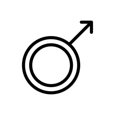 Mobilizasyondaki erkek işareti, tipik olarak yukarıyı gösteren bir okla çember olarak tasvir edilen cinsiyet tanımlamasını temsil eder. Genel olarak sağlık uygulamalarında, sosyal platformlarda ve kullanıcı profilleri, cinsiyet seçimi veya biolo ile ilgili ayarlarda kullanılır.