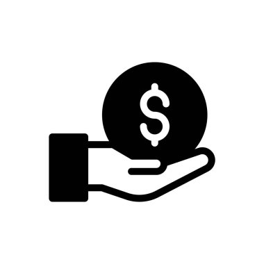 Cep telefonundaki dolar para birimi sembolü ve dijital işlemler, finansal uygulamalar veya mobil cihazlar üzerindeki çevrimiçi alımlarda kullanılması anlamına gelmektedir..