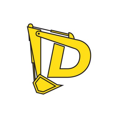 Kazıcı sarı simge logosu