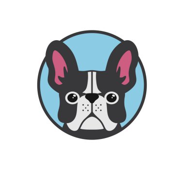 Fransız Bulldog 'un yüz logosu