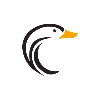 Modern Ördek Logosu Tasarımı