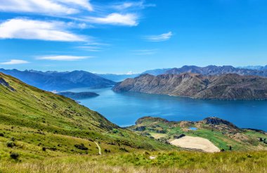 Wanaka Gölü, Otago, Güney Adası, Yeni Zelanda, Okyanusya