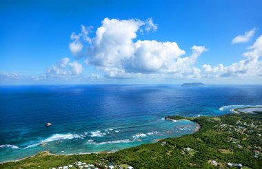 Güney sahili, Grande-Terre, Guadeloupe, Küçük Antiller, Karayipler