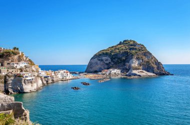 Ada Sant Angelo Köyü, Ada Ischia, Campania, İtalya, Avrupa