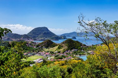 Morne Morel yürüyüş parkurundan, Terre-de-Haut, Iles des Saintes, Les Saintes, Guadeloupe, Lesser Antilles, Karayipler