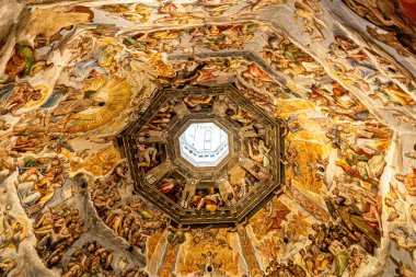 Çiçekli Aziz Mary Katedrali, Toskana, İtalya, Avrupa.