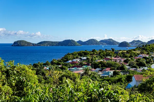 Terre-de-Bas, Iles des Saintes, Les Saintes, Guadeloupe, Lesser Antilles, Karayipler 'deki köy.