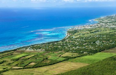 Güney sahili, Grande-Terre, Guadeloupe, Küçük Antiller, Karayipler.