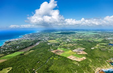 Güney sahili, Grande-Terre, Guadeloupe, Küçük Antiller, Karayipler.