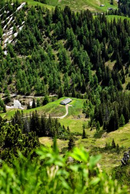 Dağ kulübesi, Berchtesgadener Toprakları, Bavyera, Almanya, Avrupa