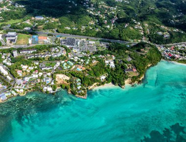 Fort Fleur d 'epee, Bas du Fort, Le Gosier, Grande-Terre, Guadeloupe, Küçük Antiller, Karayipler.